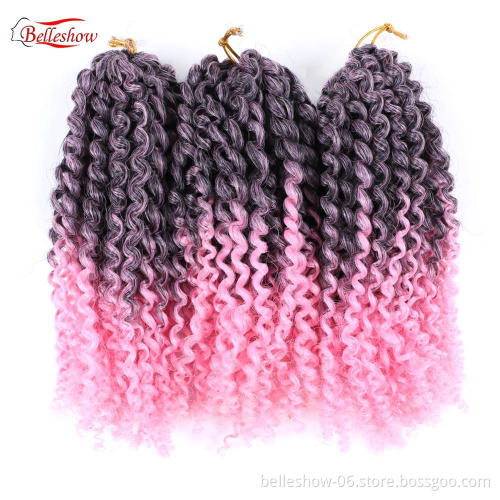 Hot sell   Synthetic Crochet Braids Curly afro extension hair  afro twist crochet braids afro kinky curly hair